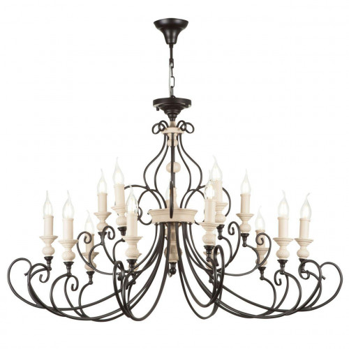 подвесная люстра maytoni karina h631pl-15b бежевая в Королёве
