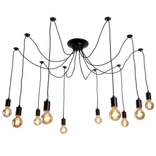 подвесная люстра arte lamp 76 a9184sp-10bk в Королёве