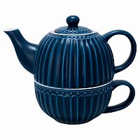 чайник с чашкой alice dark blue в Королёве