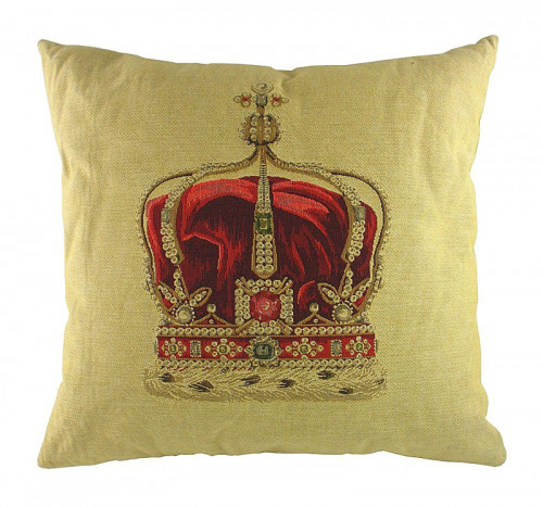 подушка с картинкой короны queen crown cream в Королёве