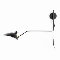 настенный светильник sconce mouille 1 лампа 1 черный в Королёве