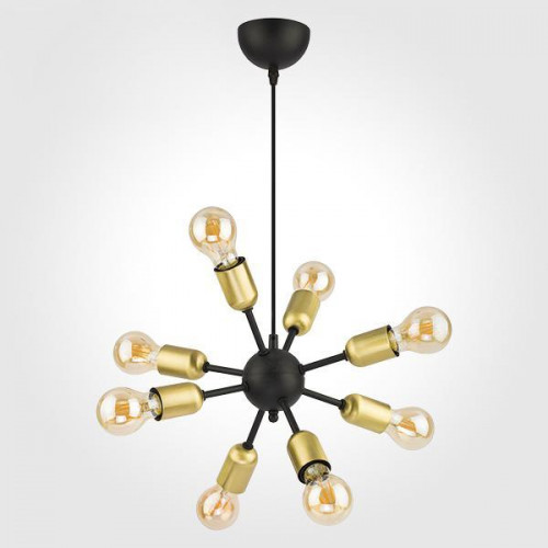 подвесная люстра tk lighting 1468 estrella black в Королёве