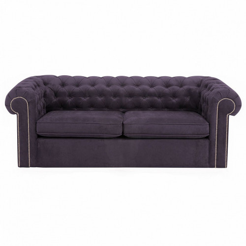 диван chesterfield прямой фиолетовый в Королёве