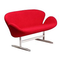 диван swan sofa прямой красный в Королёве