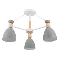 потолочная люстра freya delia fr5033cl-03w серая в Королёве