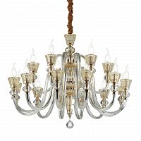 подвесная люстра ideal lux strauss sp18 золото в Королёве