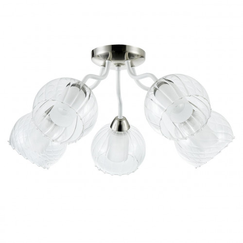 потолочная люстра freya clara fr5604-cl-05-ch белая в Королёве