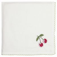 салфетка cherry red w/embroidery в Королёве