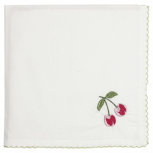 салфетка cherry red w/embroidery в Королёве