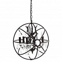 люстра foucault orb crystal vol. viii чёрная, прозрачная в Королёве