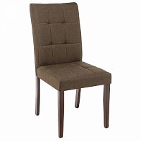 стул деревянный madina dark walnut / fabric brown в Королёве