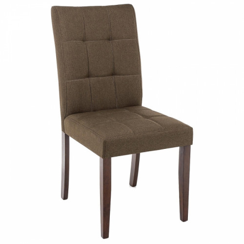 стул деревянный madina dark walnut / fabric brown в Королёве
