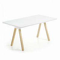 стол stick 140x80 лакированный матовый белый c822l05 от la forma (ex julia grup) в Королёве