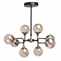 подвесная светодиодная люстра mw-light гамбург 605010908 черная в Королёве