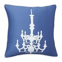 подушка с рисунком канделябра chandelier diamond-blue в Королёве