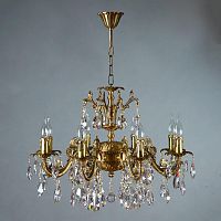 подвесная люстра ambiente granada 2118/8 ab tear drop бронза в Королёве