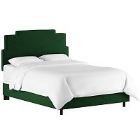 кровать двуспальная 160х200 зеленая paxton emerald velvet в Королёве