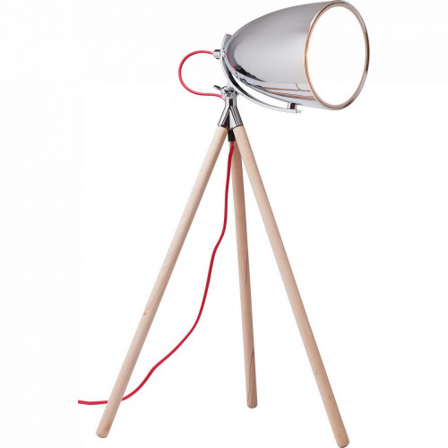лампа настольная chromatic tripod на деревянном штативе в Королёве