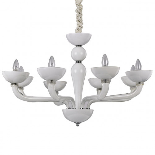подвесная люстра ideal lux casanova sp8 bianco в Королёве
