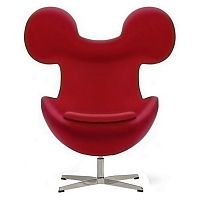 кресло egg mickey красное в Королёве
