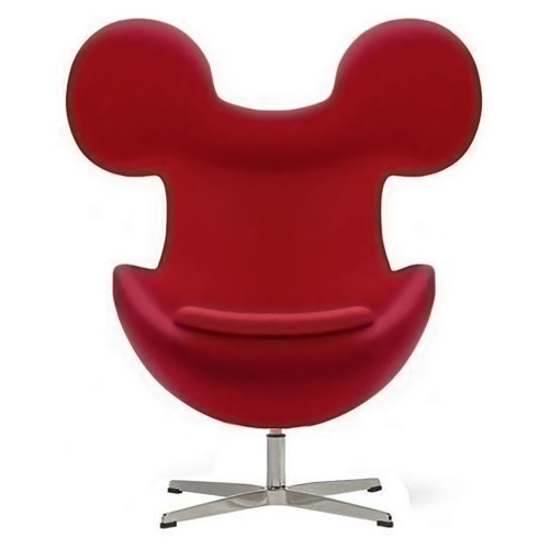 кресло egg mickey красное в Королёве