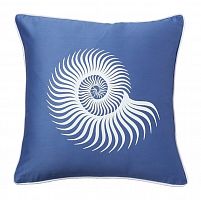 подушка с морской раковиной sea shell diamond-blue в Королёве