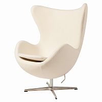 кресло egg chair кремовое в Королёве