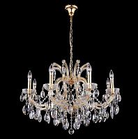 подвесная люстра crystal lux hollywood sp8 gold в Королёве
