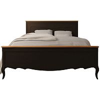 кровать деревянная двуспальная 160х200 черная leontina black в Королёве