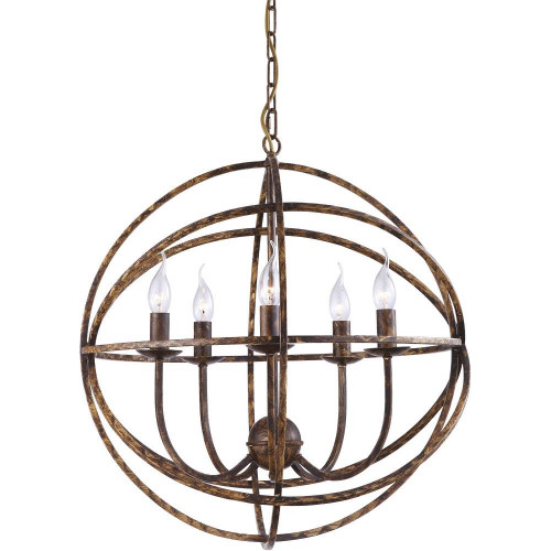 подвесная люстра arte lamp kopernik a1703sp-5br в Королёве