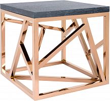 стол журнальный geometric графит, золото коричневый в Королёве