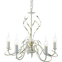 подвесная люстра arte lamp cinta a1309lm-5wc белая в Королёве