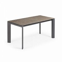 стол atta 160 (220)x90 антрацит, porcela vulcano c cc0186vc от la forma (ex julia grup) в Королёве