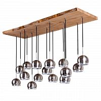 дизайнерская подвесная светодиодная люстра spot light ball 5031574 матовый никель, белая в Королёве