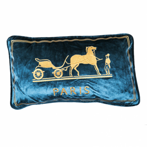 декоративная подушка old paris синий в Королёве