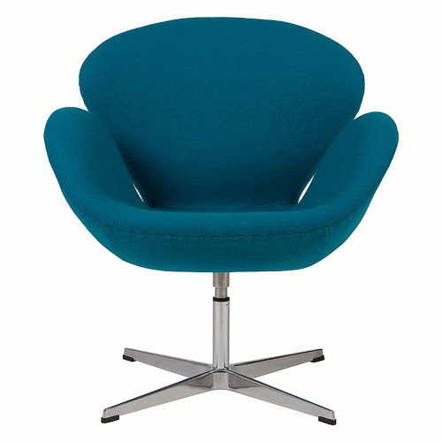 кресло swan chair темно-голубое в Королёве