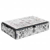 шкатулка для украшений кобра серая 23x15x5 см в Королёве