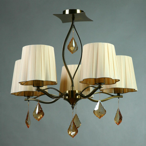 потолочная люстра brizzi bx03203/5 bronze cream в Королёве