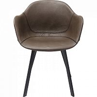 стул с подлокотниками lounge серый в Королёве