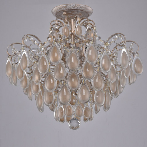 потолочная люстра crystal lux sevilia pl4 gold в Королёве