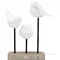 лампа настольная birds белая в Королёве