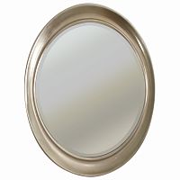 овальное зеркало настенное серебро oval antique silver в Королёве