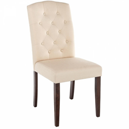 стул деревянный menson dark walnut / fabric cream в Королёве