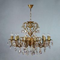 подвесная люстра ambiente alicante 8888/12 ab tear drop бронза в Королёве