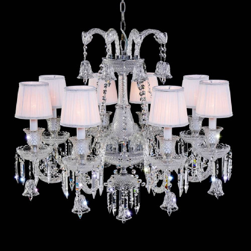 подвесная люстра crystal lux princess sp8 прозрачная в Королёве
