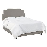 кровать двуспальная 160х200 серая paxton gray linen в Королёве