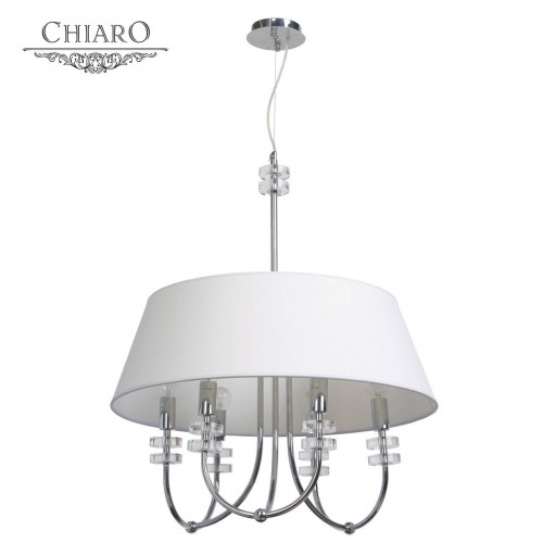 подвесная люстра chiaro палермо 386010206 белая в Королёве