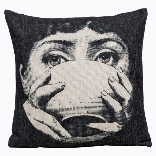 арт-подушка tea time fornasetti в Королёве