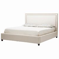 кровать двуспальная 160х200 бежевая dakota+ в Королёве