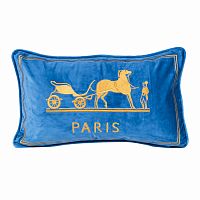 декоративная подушка old paris голубой в Королёве